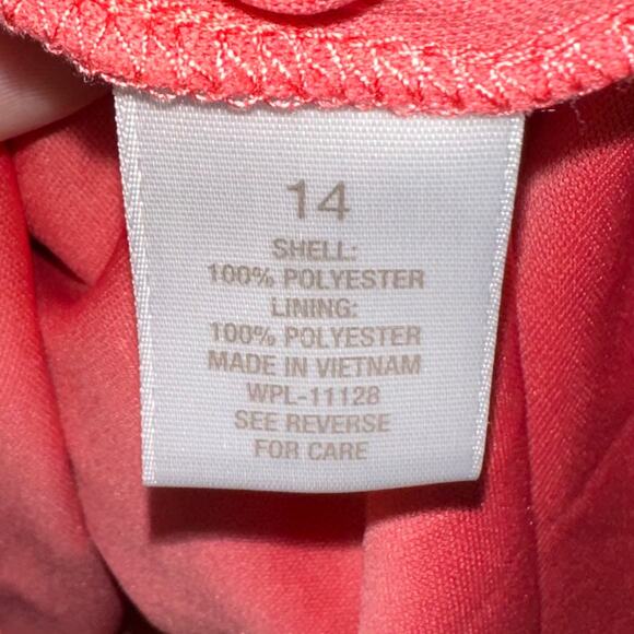 Luxe by Carmen Marc Valvo Floral Fit & Flare Dress Size 14 - Picture 7 of 15